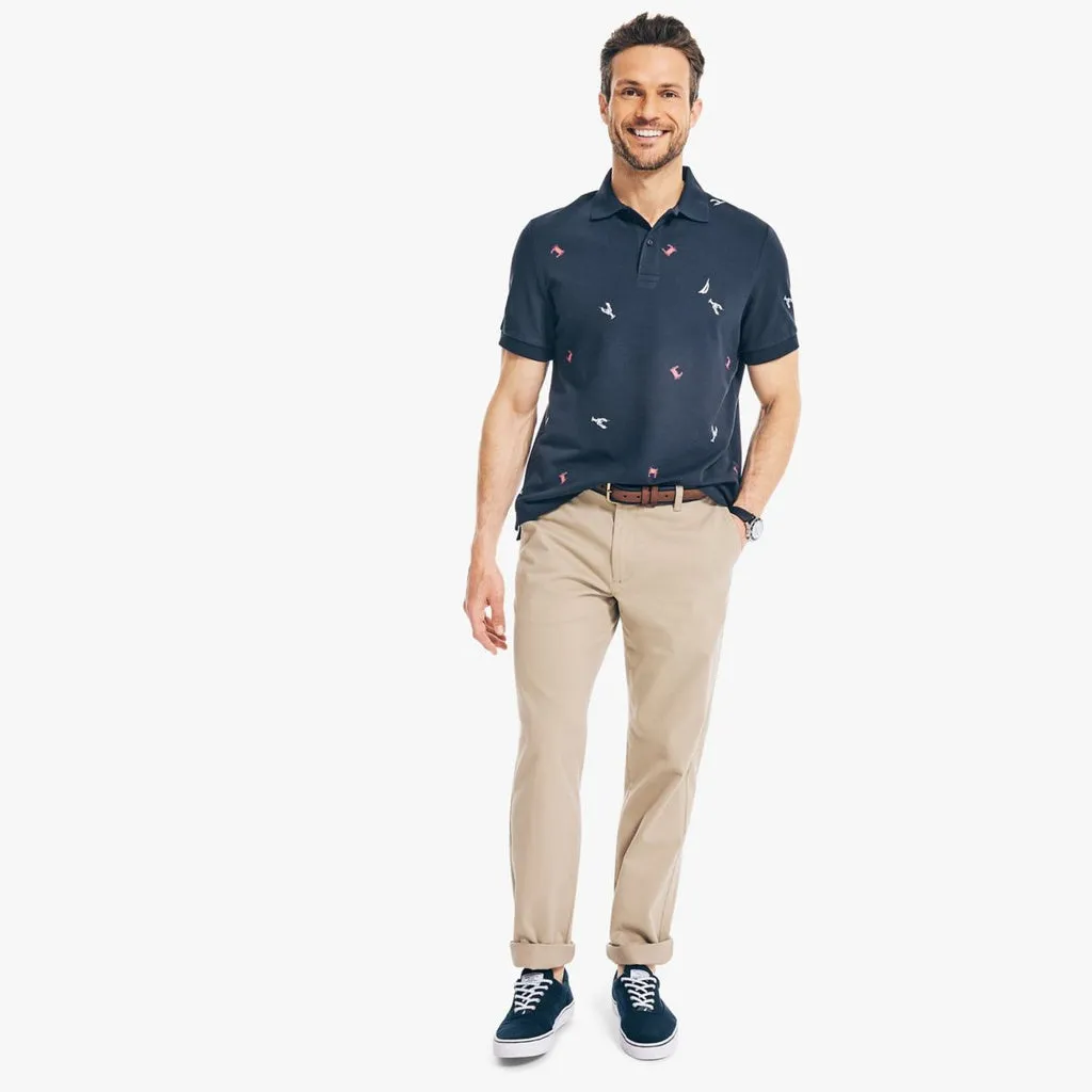 Nautica Classic Fit Flat Front Deck Pant