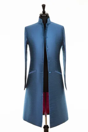 Nehru Coat in French Blue