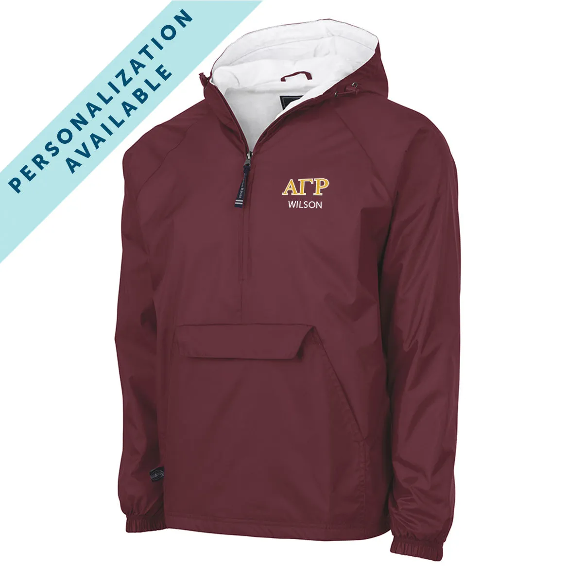 New! AGR Classic 1/4 Zip Rain Jacket