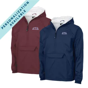 New! Delt Classic 1/4 Zip Rain Jacket