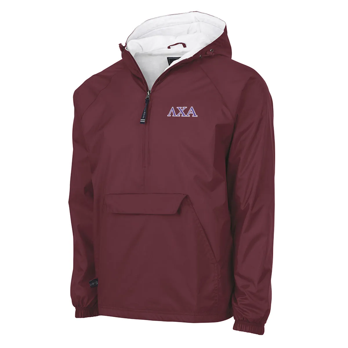 New! Lambda Chi Classic 1/4 Zip Rain Jacket