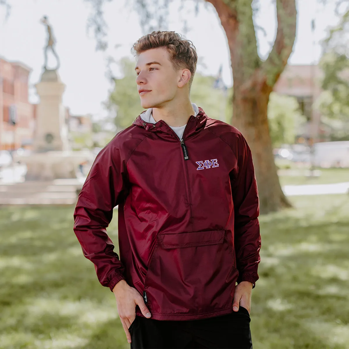 New! SigEp Classic 1/4 Zip Rain Jacket