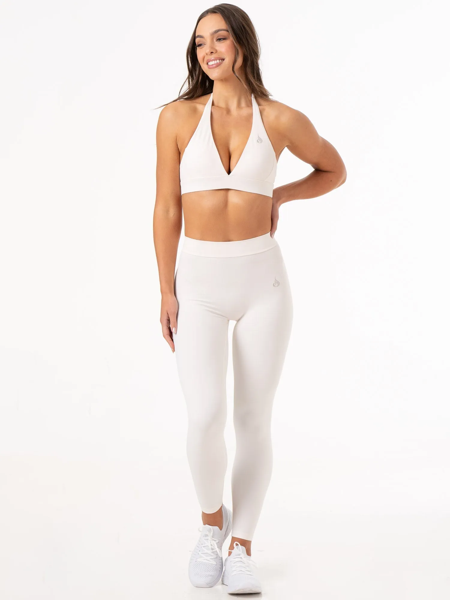 NKD V Scrunch Leggings - Ivory