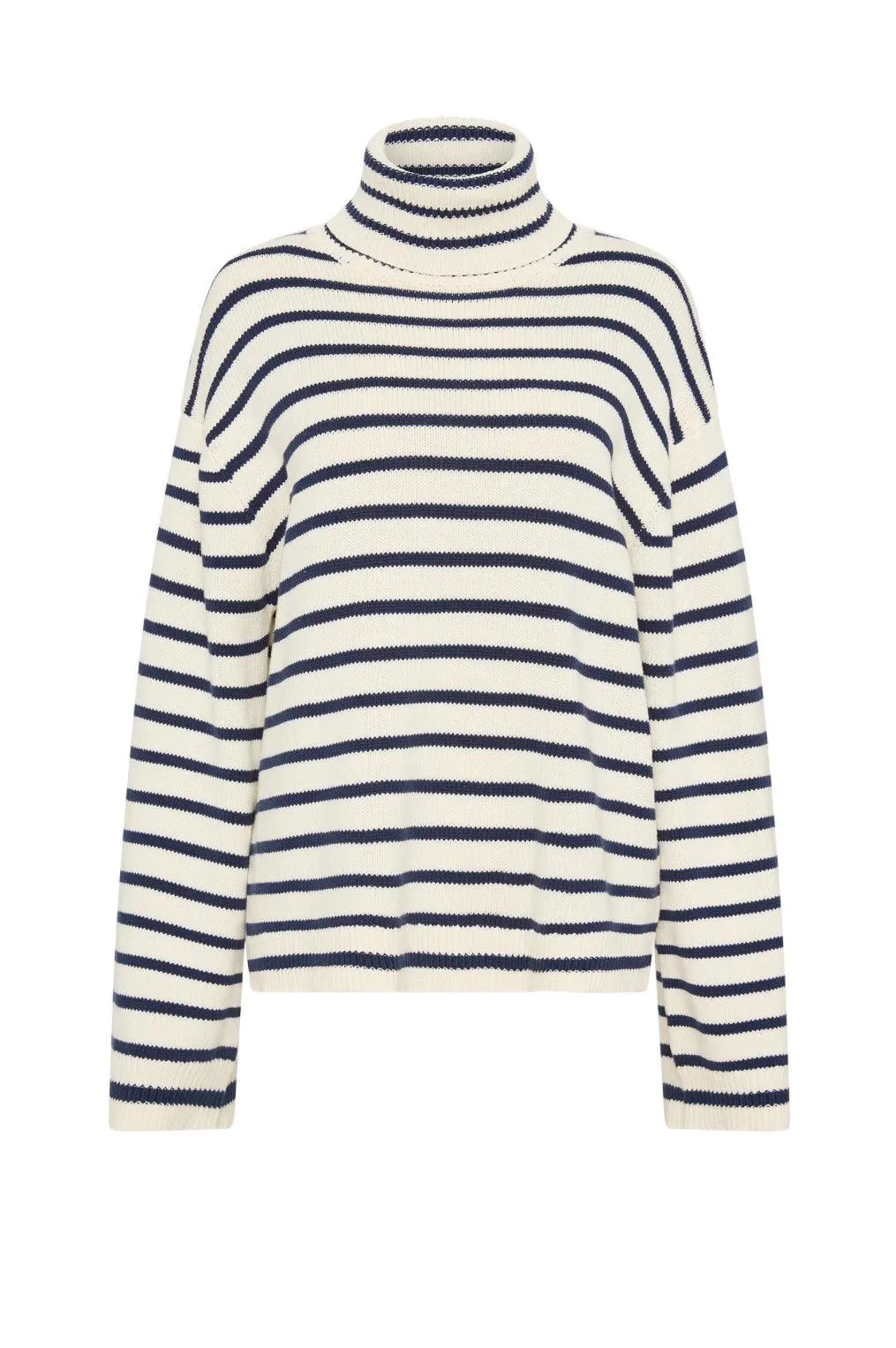 Nude Lucy Kai Turtleneck in Navy Stripe