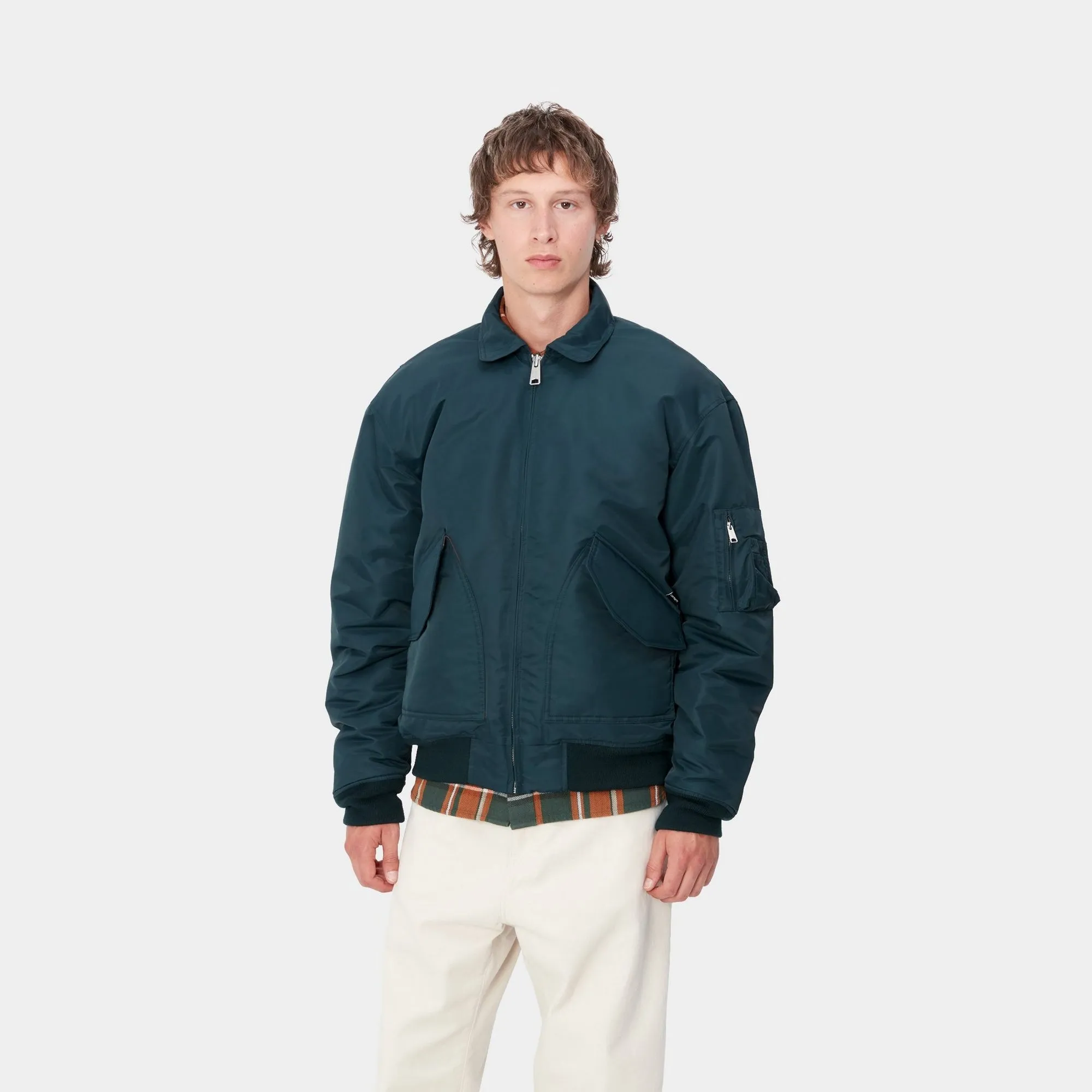 Olten Bomber | Duck Blue / Turmeric