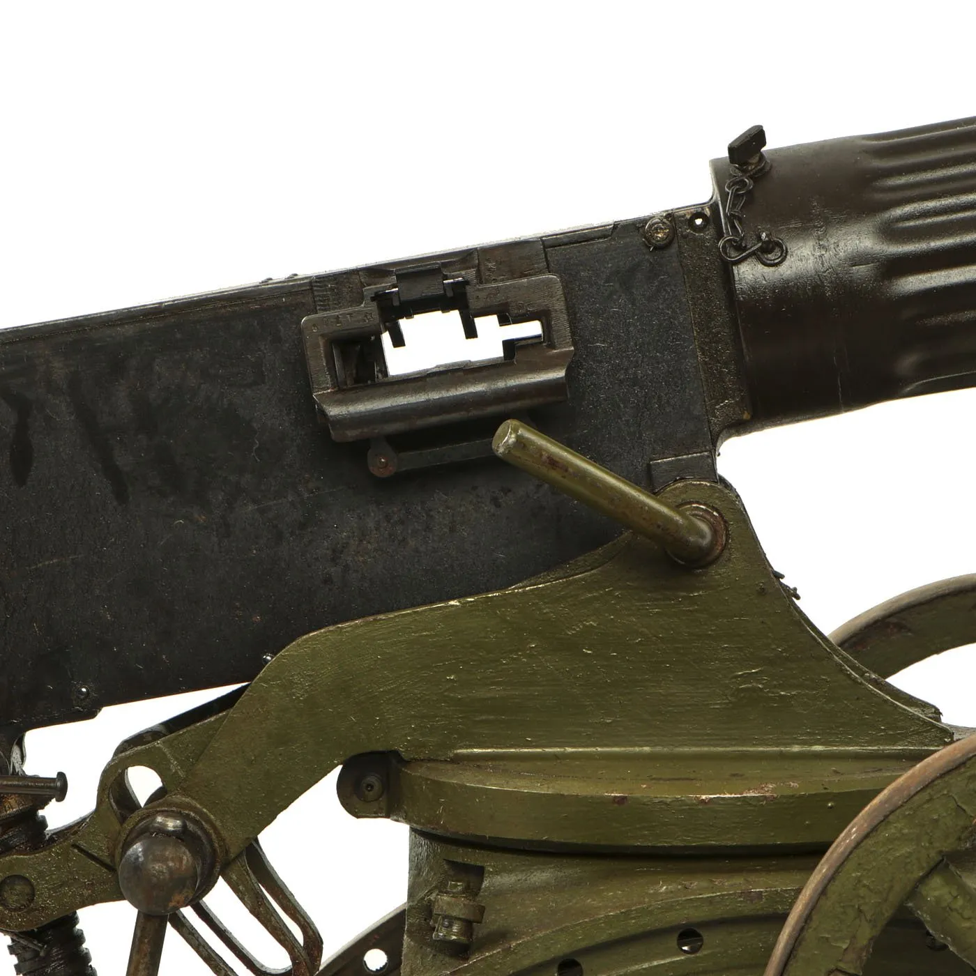 Original Russian WWII Maxim M1910 Fluted Display Machine Gun with Sokolov Mount & Accessories - dated 1942