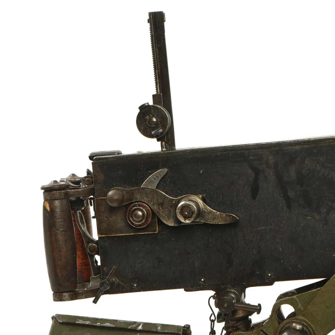 Original Russian WWII Maxim M1910 Fluted Display Machine Gun with Sokolov Mount & Accessories - dated 1942