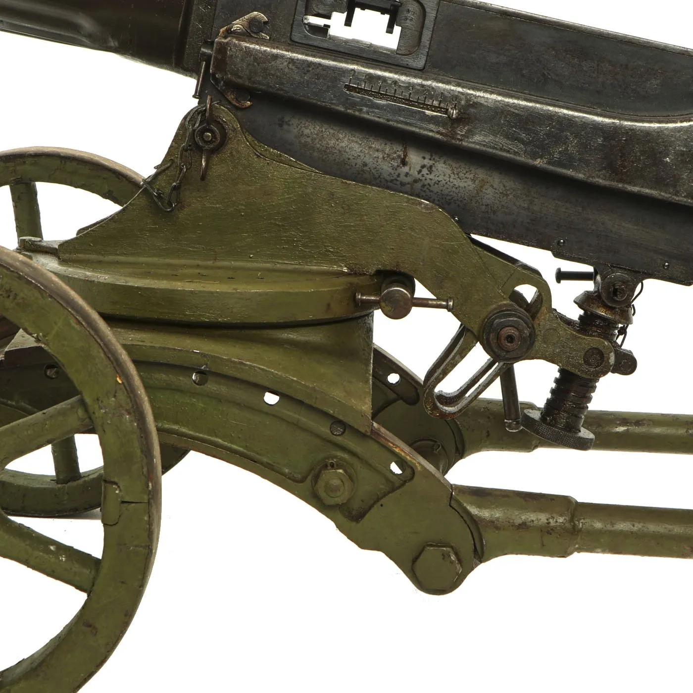 Original Russian WWII Maxim M1910 Fluted Display Machine Gun with Sokolov Mount & Accessories - dated 1942