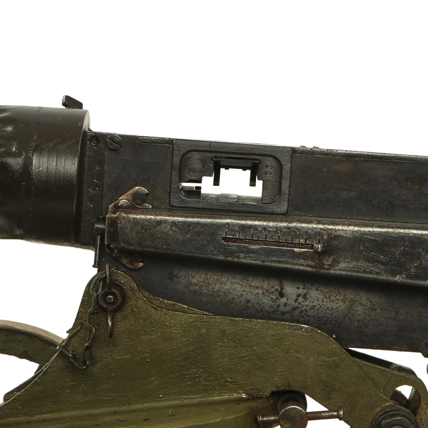 Original Russian WWII Maxim M1910 Fluted Display Machine Gun with Sokolov Mount & Accessories - dated 1942