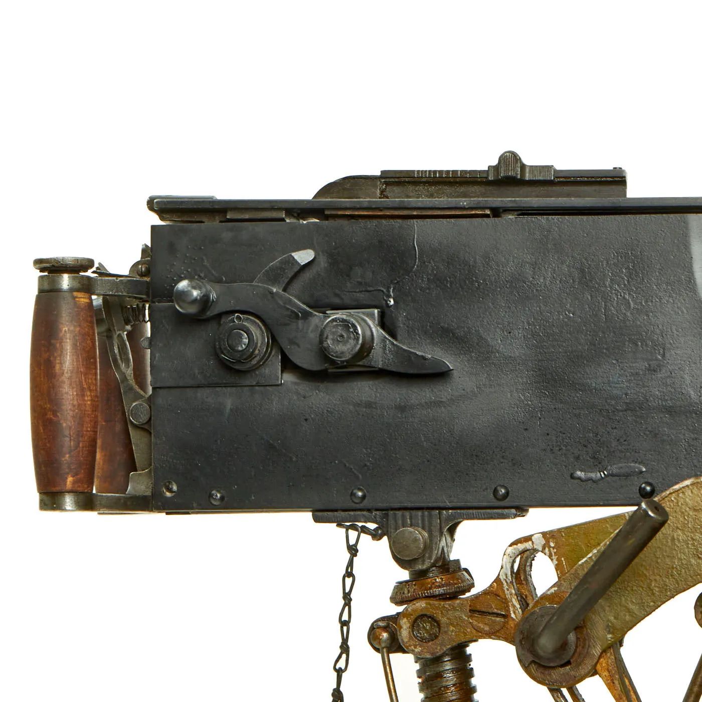 Original Russian WWII Maxim M1910 Fluted Display Machine Gun with Sokolov Mount & Accessories - dated 1944