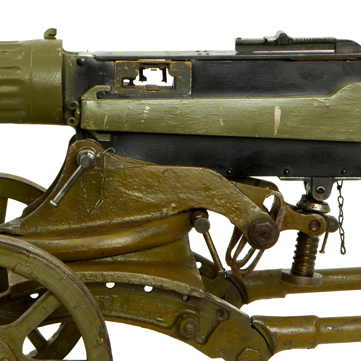 Original Russian WWII Maxim M1910 Fluted Display Machine Gun with Sokolov Mount & Accessories - dated 1944