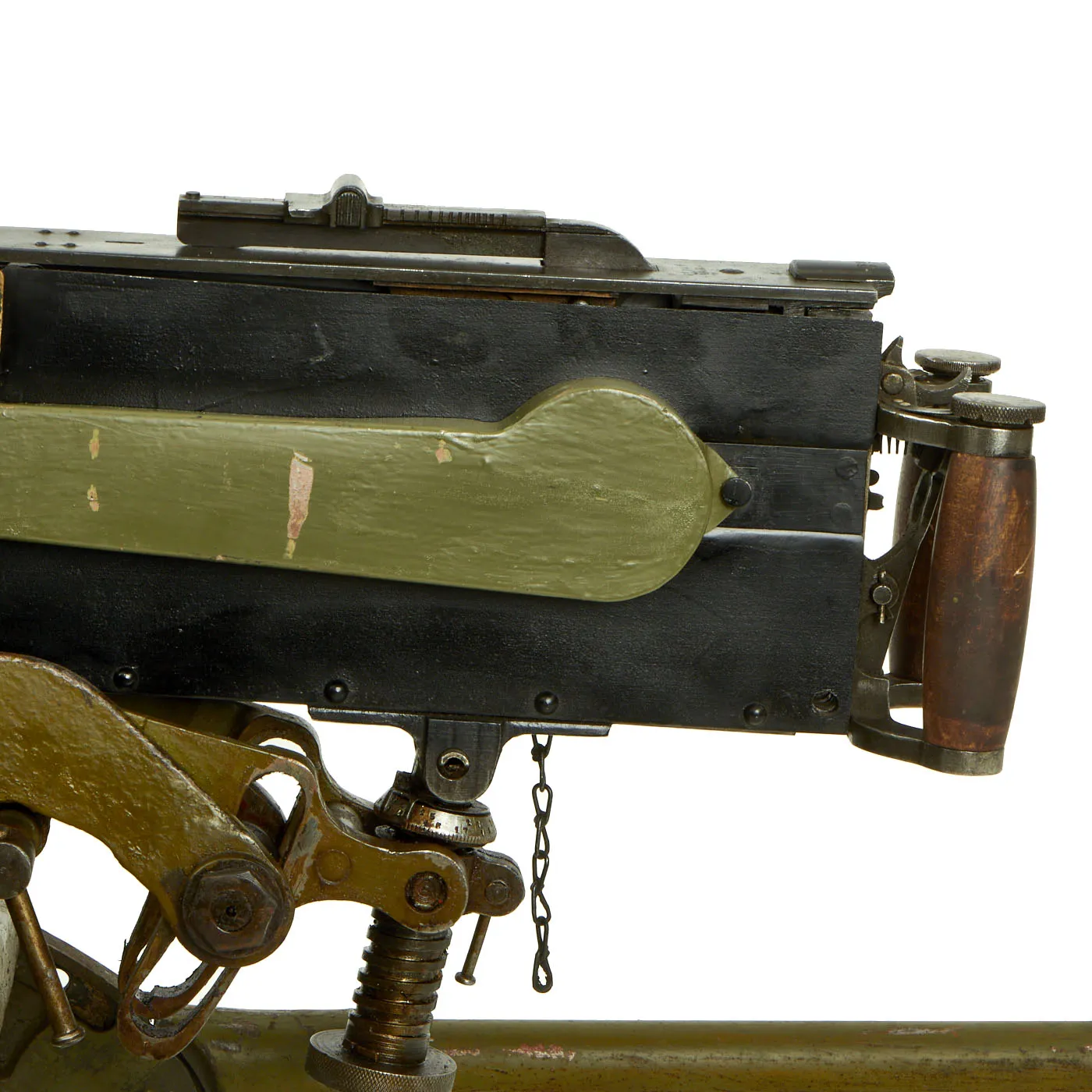 Original Russian WWII Maxim M1910 Fluted Display Machine Gun with Sokolov Mount & Accessories - dated 1944