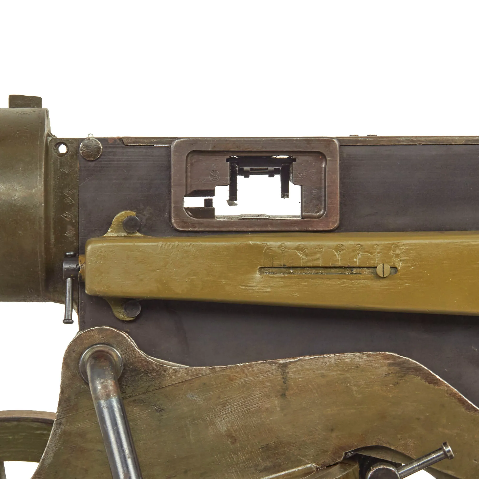 Original Soviet Russian WWII Maxim M1910 Fluted Display Machine Gun with Sokolov Mount & Accessories - dated 1929