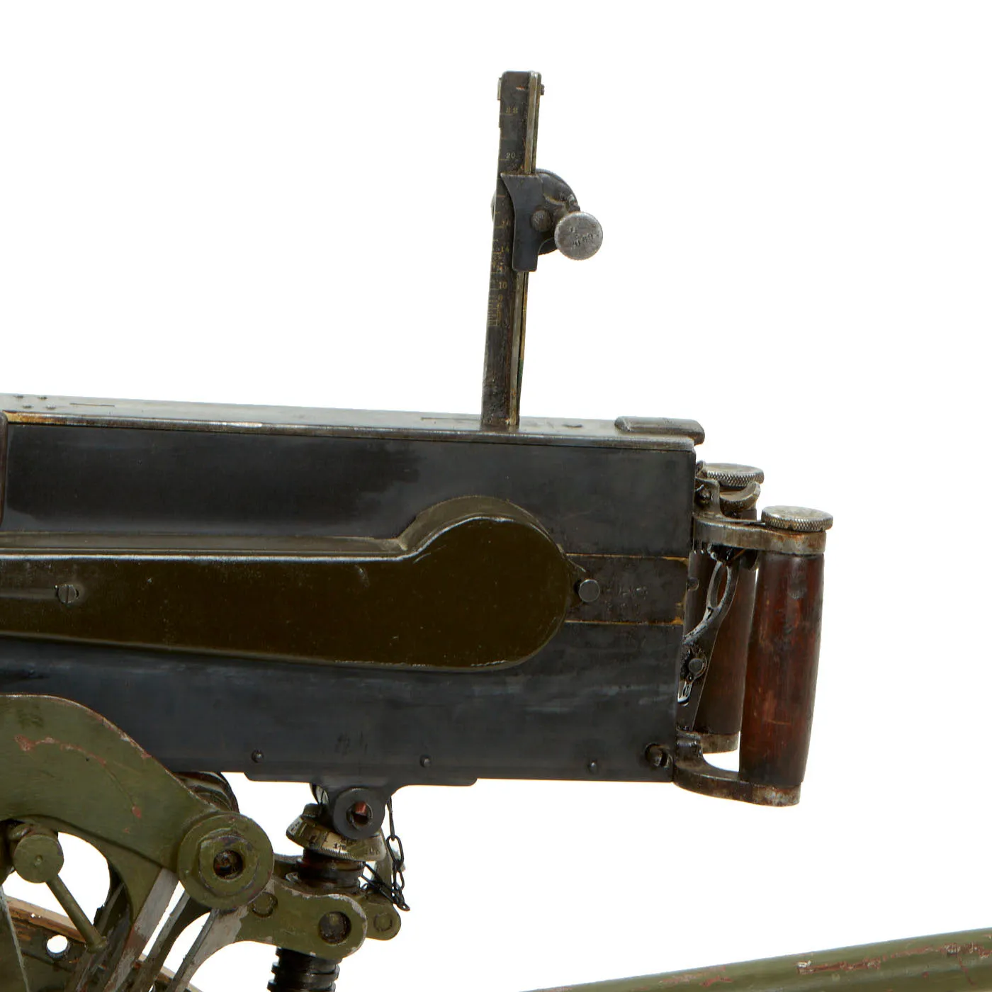 Original Soviet Russian WWII Maxim M1910 Fluted Display Machine Gun with Sokolov Mount