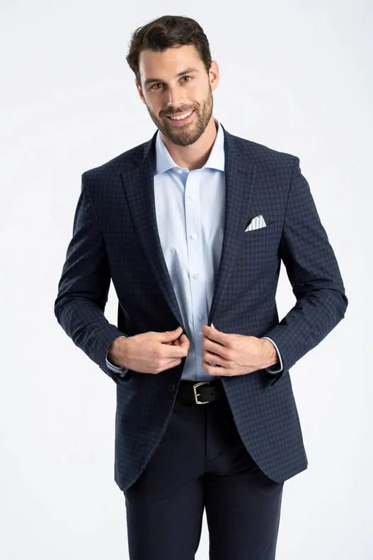 Performance Blazer // Navy Check