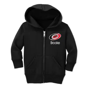 Personalized Carolina Hurricanes Toddler Full-Zip Hooded Sweatshirt