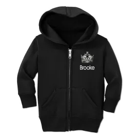 Personalized Los Angeles Kings Toddler Full-Zip Hooded Sweatshirt