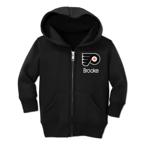 Personalized Philadelphia Flyers Toddler Full-Zip Hooded Sweatshirt