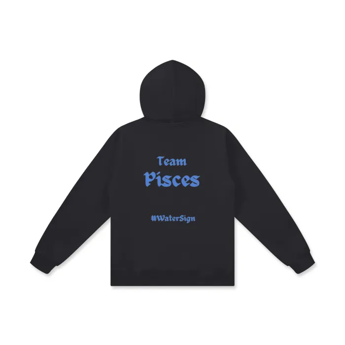 Pisces Men's Cotton Zip Hoodie