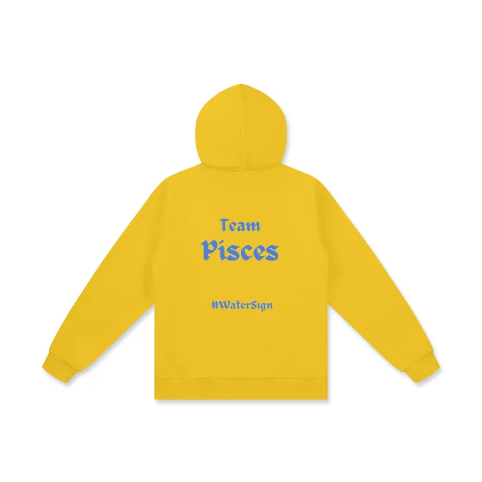 Pisces Men's Cotton Zip Hoodie