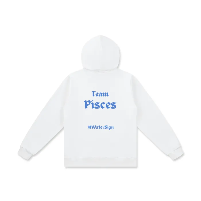 Pisces Men's Cotton Zip Hoodie