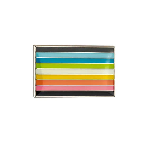 Queer Pride Rectangle Enamel Pin