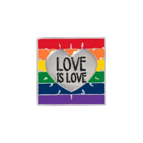 Rainbow Love Is Love LGBTQ Pins