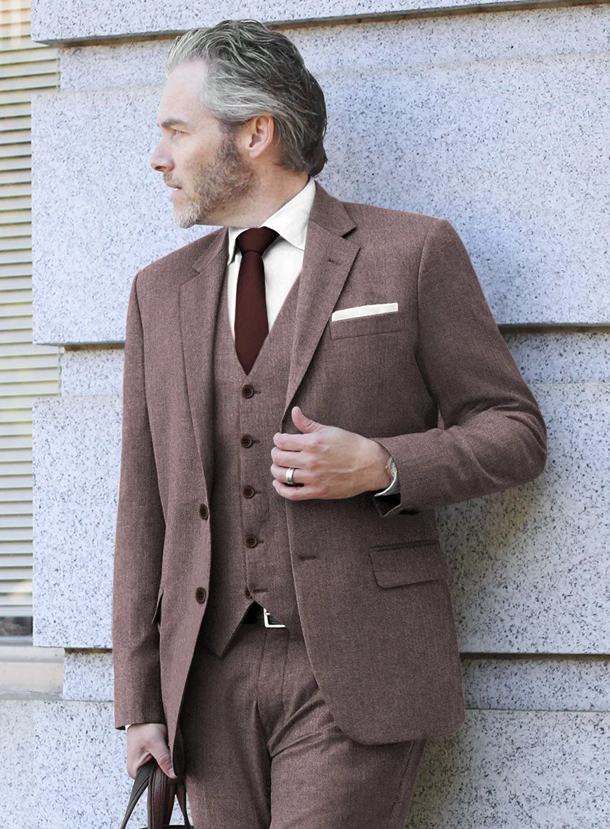 Reda Flexo Mauve Wool Suit