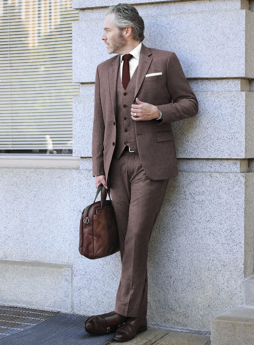 Reda Flexo Mauve Wool Suit