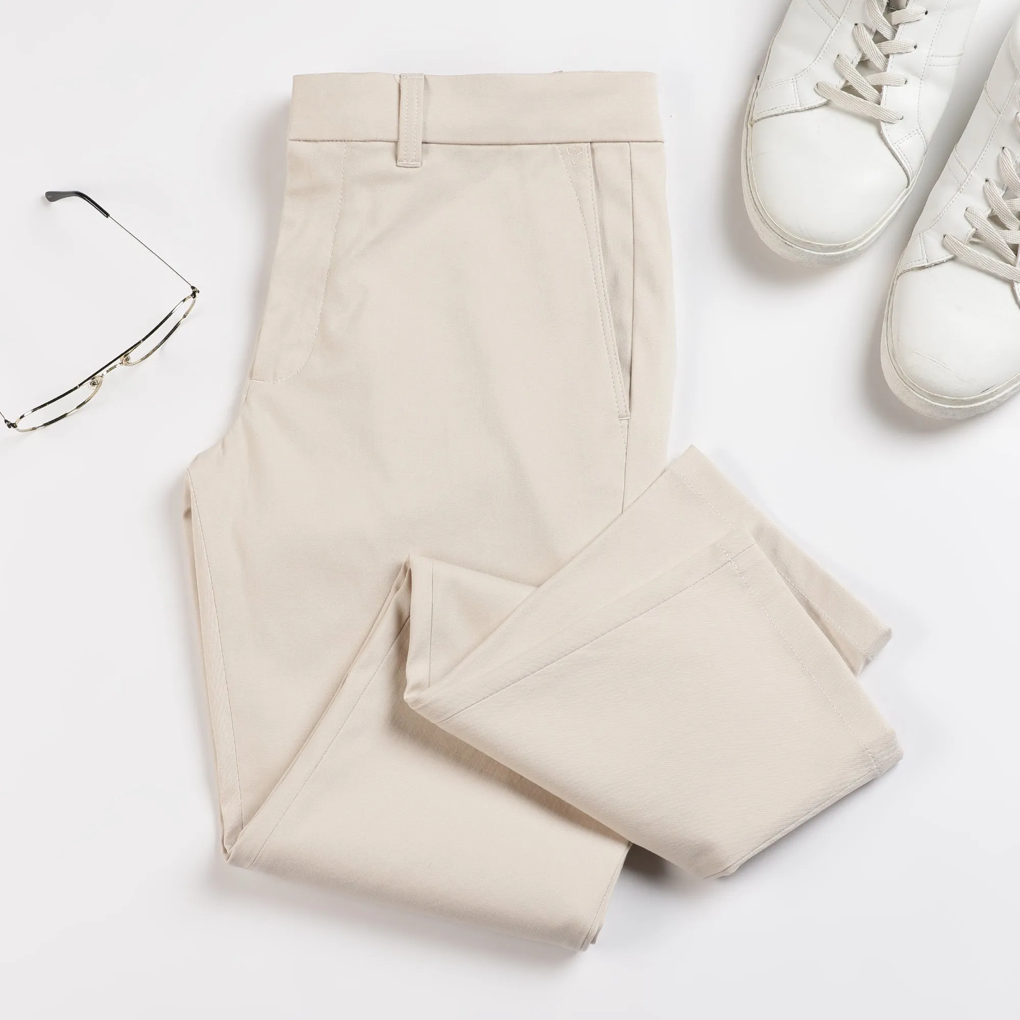 Regular Fit Luxe Chinos - French Oak