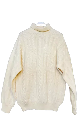 Retro Cream Jumper