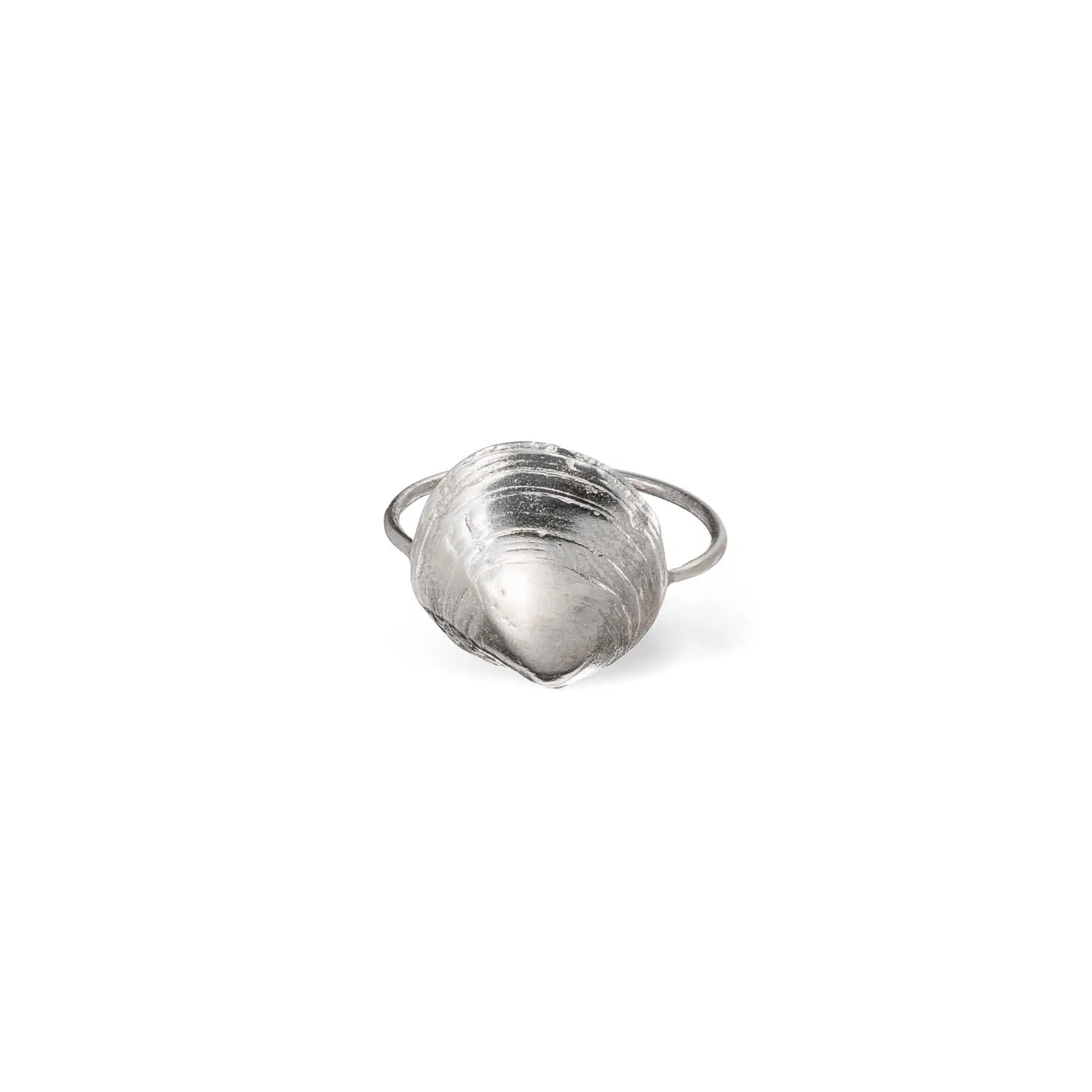 Romantic clam - ring - silver 925