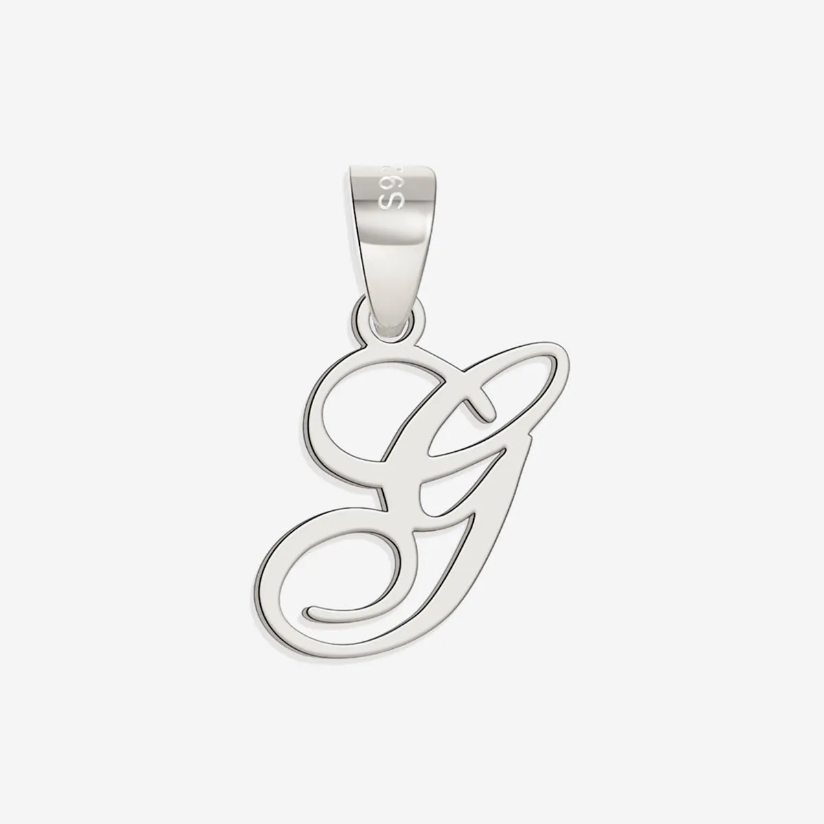 Romantic Initial Charm Pendant