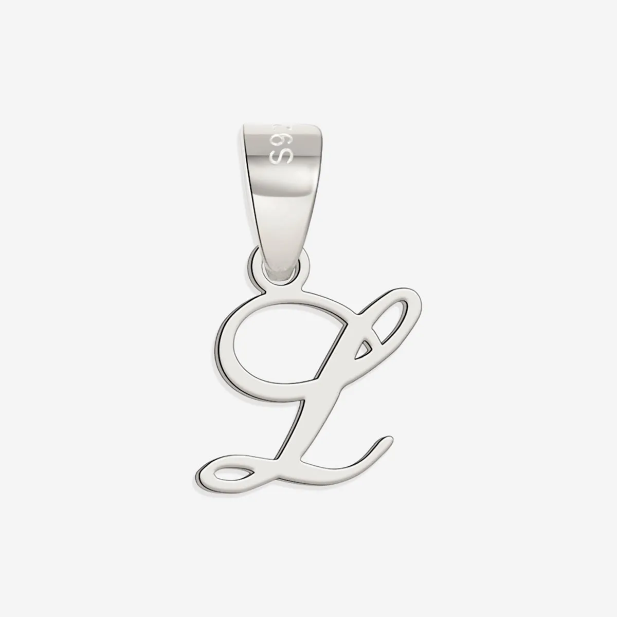 Romantic Initial Charm Pendant