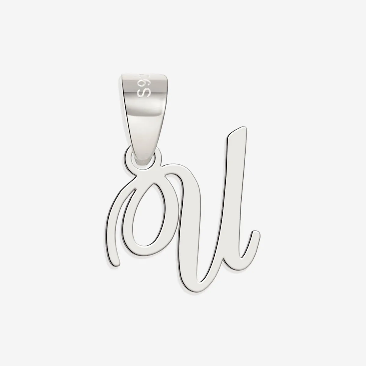 Romantic Initial Charm Pendant