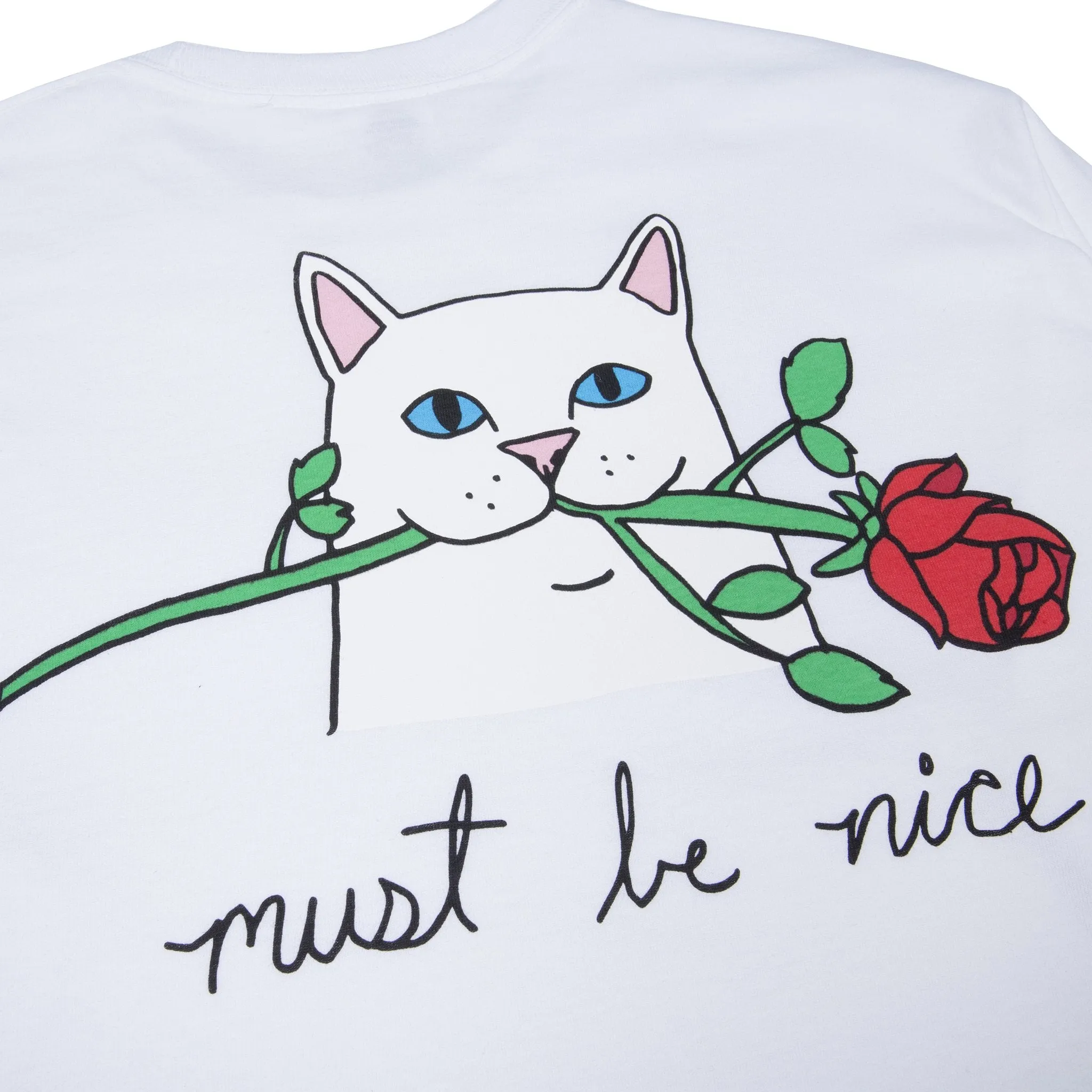 Romantic Nerm L/S Tee (White)