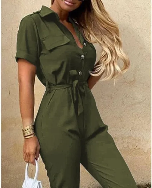 Safari Chic Jumpsuit