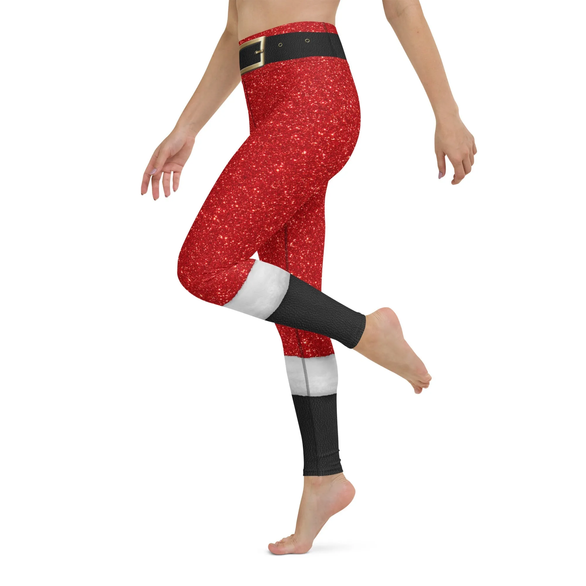 Santa's Outfit Yoga Leggings