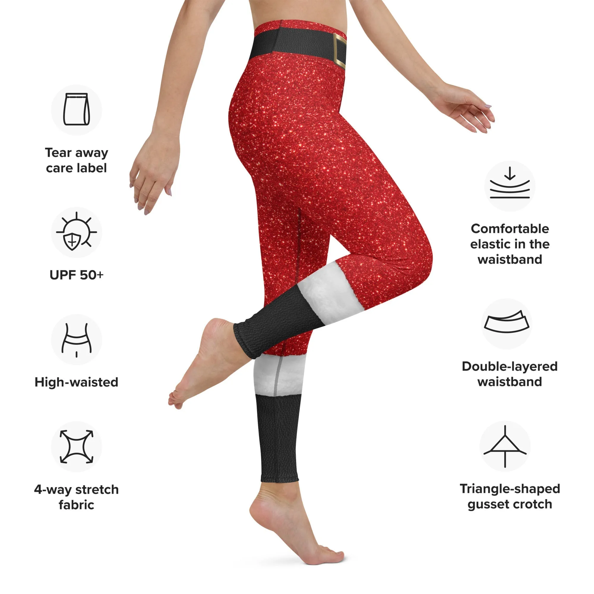 Santa's Outfit Yoga Leggings