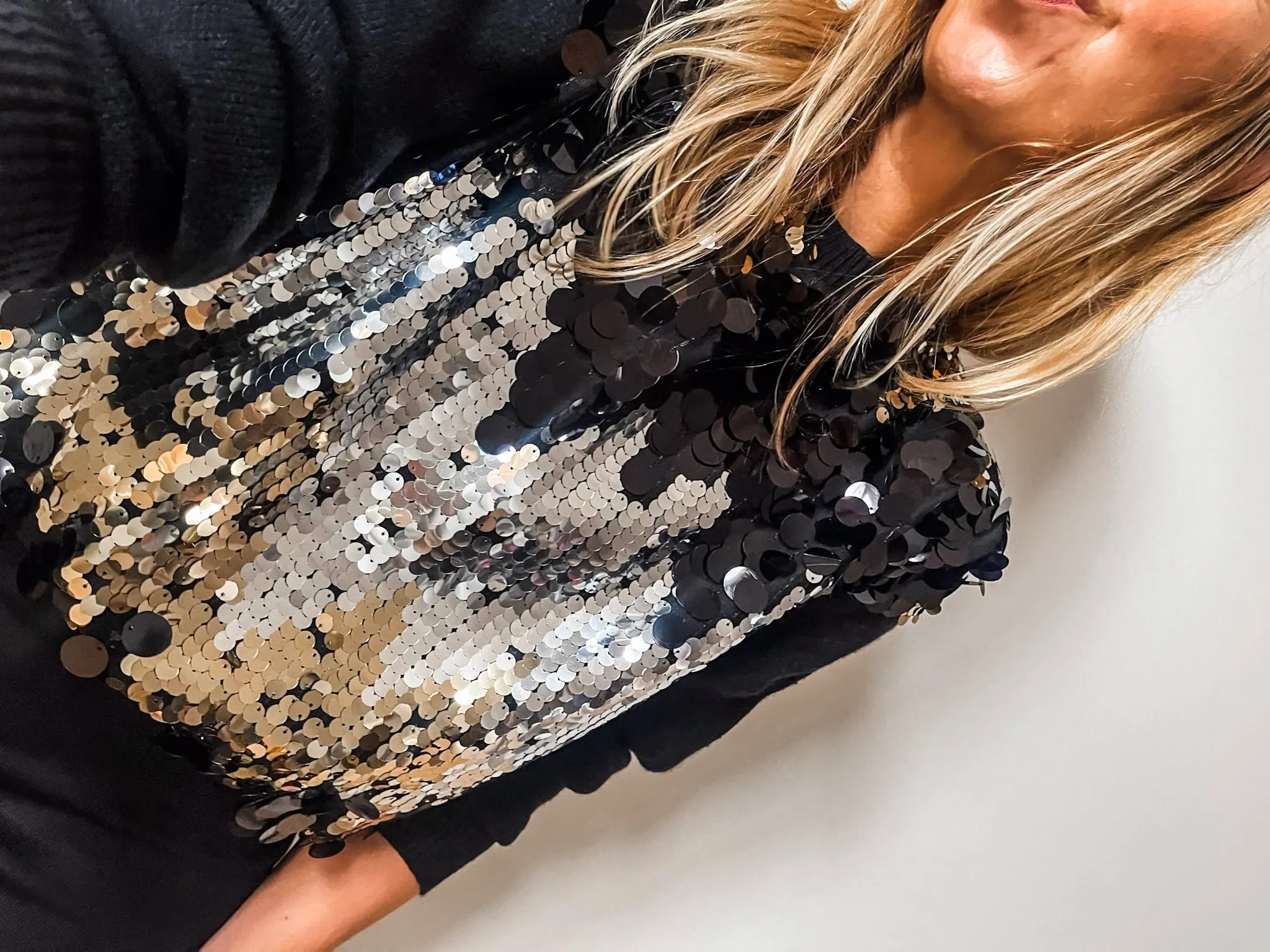 Sequin Knit Jumper