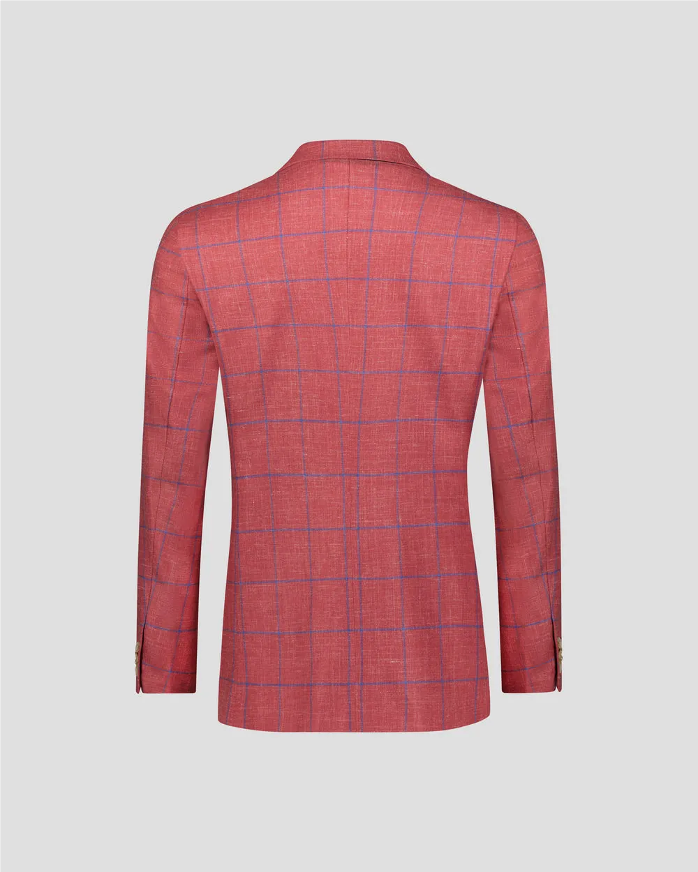 SG Double Breasted Blazer – Salmon Plaid