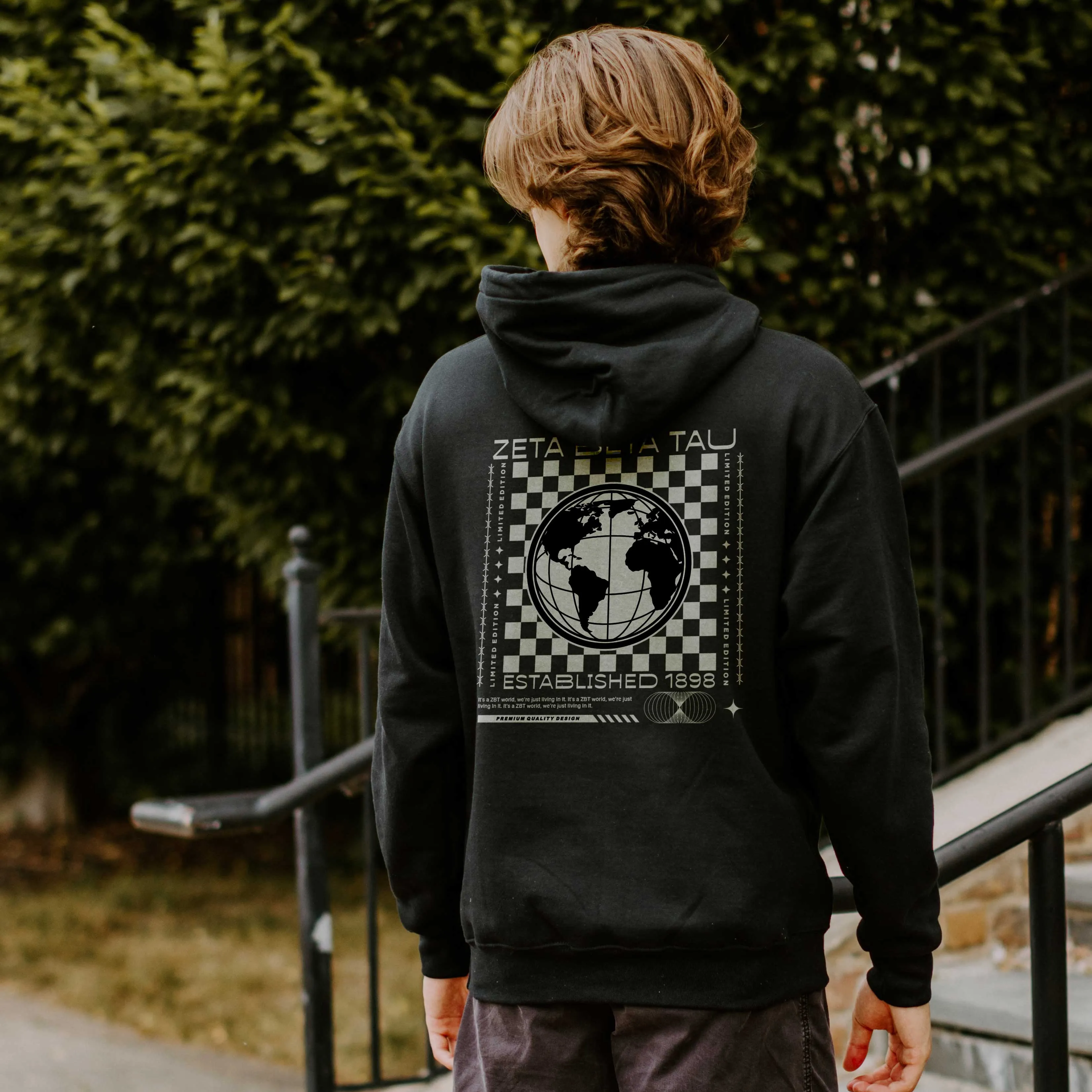 Sig Tau Graphic Streetwear Hoodie