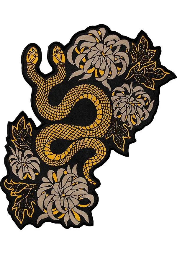 Snake & Chrysanthemum | BACK PATCH