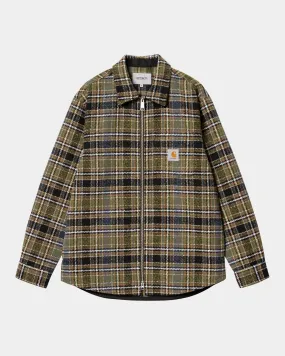 Stroy Check Shirt Jacket | Black