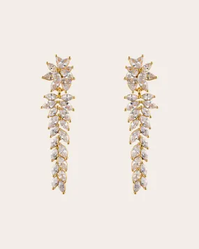 The Romantic Bride earrings - gold plated