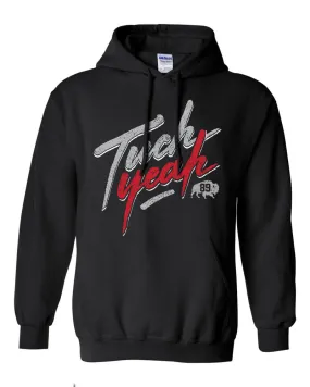 Tuch Yeah - Black & Red - Hoodie