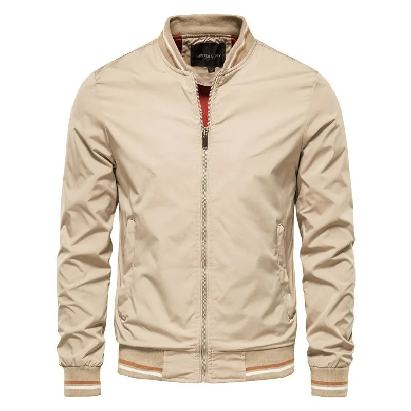 Urban Chic Men's Bomber Jacket for Effortless Style and Comfort