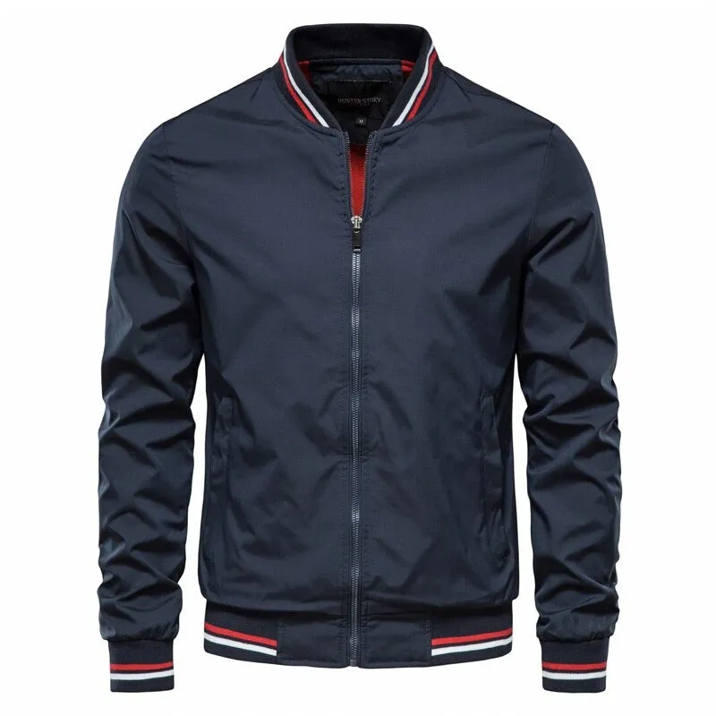 Urban Chic Men's Bomber Jacket for Effortless Style and Comfort