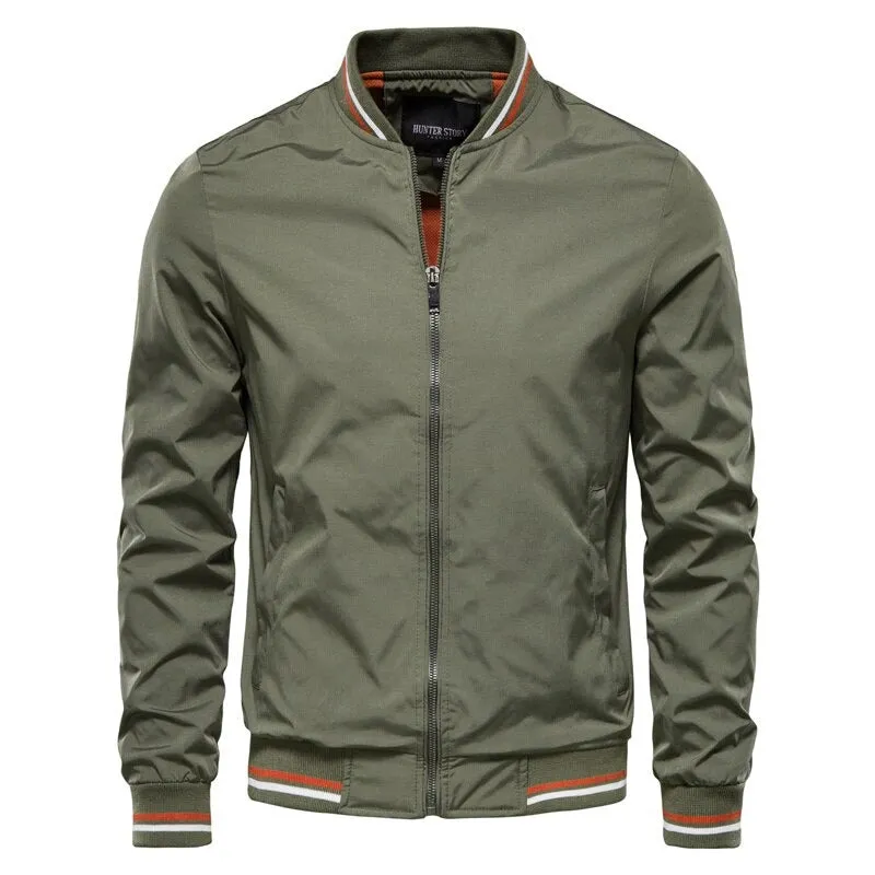 Urban Chic Men's Bomber Jacket for Effortless Style and Comfort