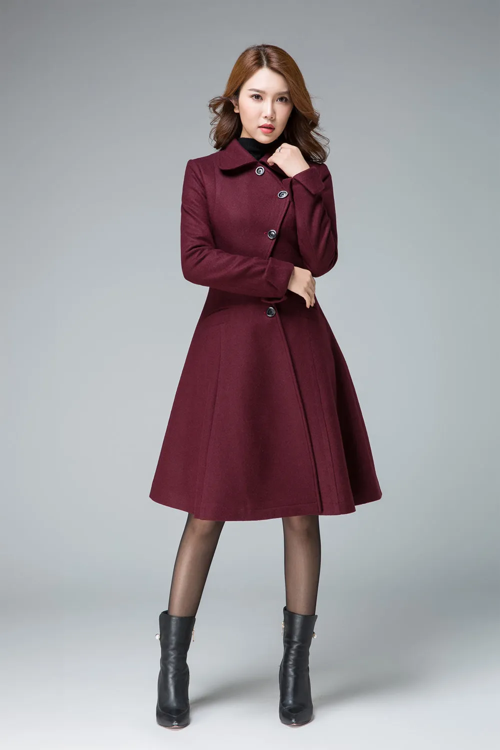 Vintage inspired wool jacket coat 1844